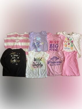 Girls SIZE 2T Graphic Tee Bundle